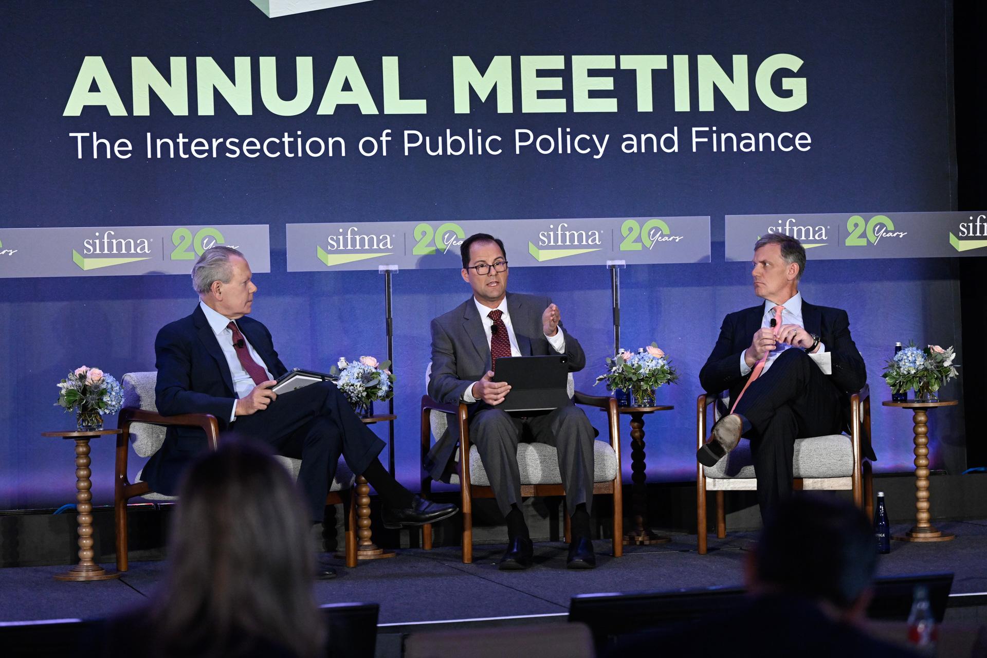SEC Leadership - Ken Bentsen, Sebastian Gomez Abero, Jamie Selway - SIFMA Annual Meeting 2026