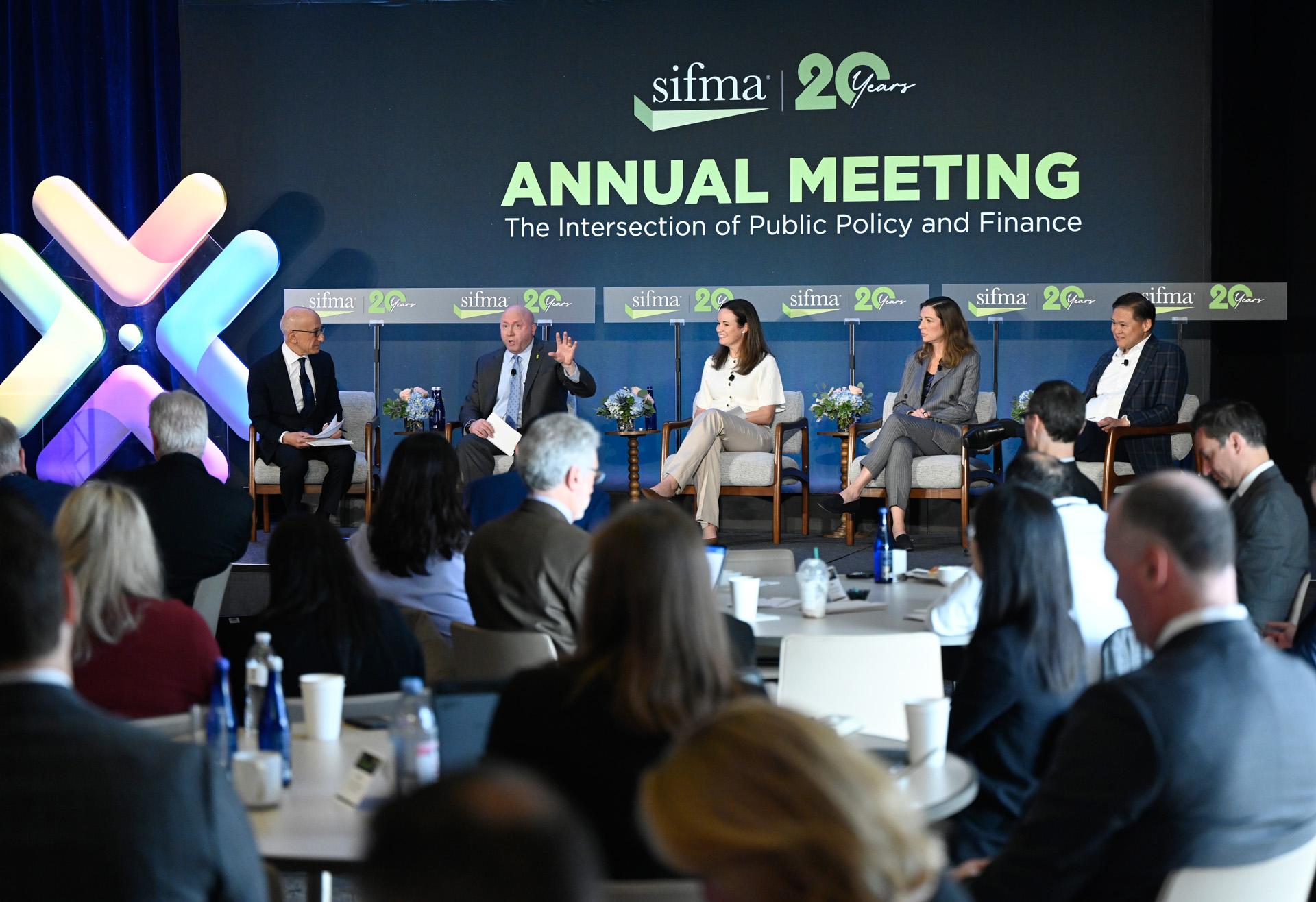 Future of Finance Panel - Tim Massad, Matt Billings, Jess Hartnett, Amy Oldenburg, Eddie Wen - SIFMA Annual Meeting 2026